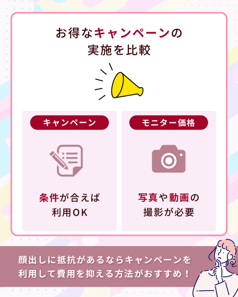 新宿でお得なキャンペーンの実施を比較