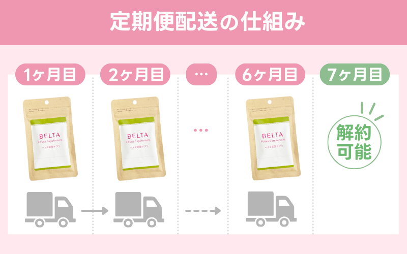 ベルタ葉酸サプリの定期便は解約できない？